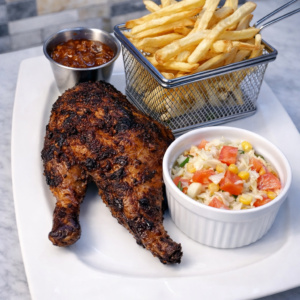 GRILLED CHICKEN AND CHIPS